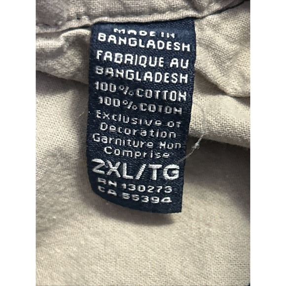 Wrangler Mens 2XL Dark Navy Heavy Cotton Denim Western RN130273 CA55394‎ - Picture 9 of 12